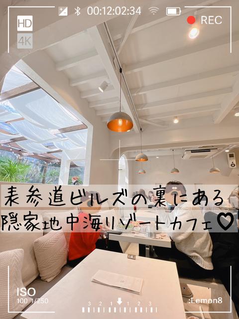 東京カフェ| 表参道ビルズの裏にある隠家リゾートカフェ🤍🌿🔆🐶🆗