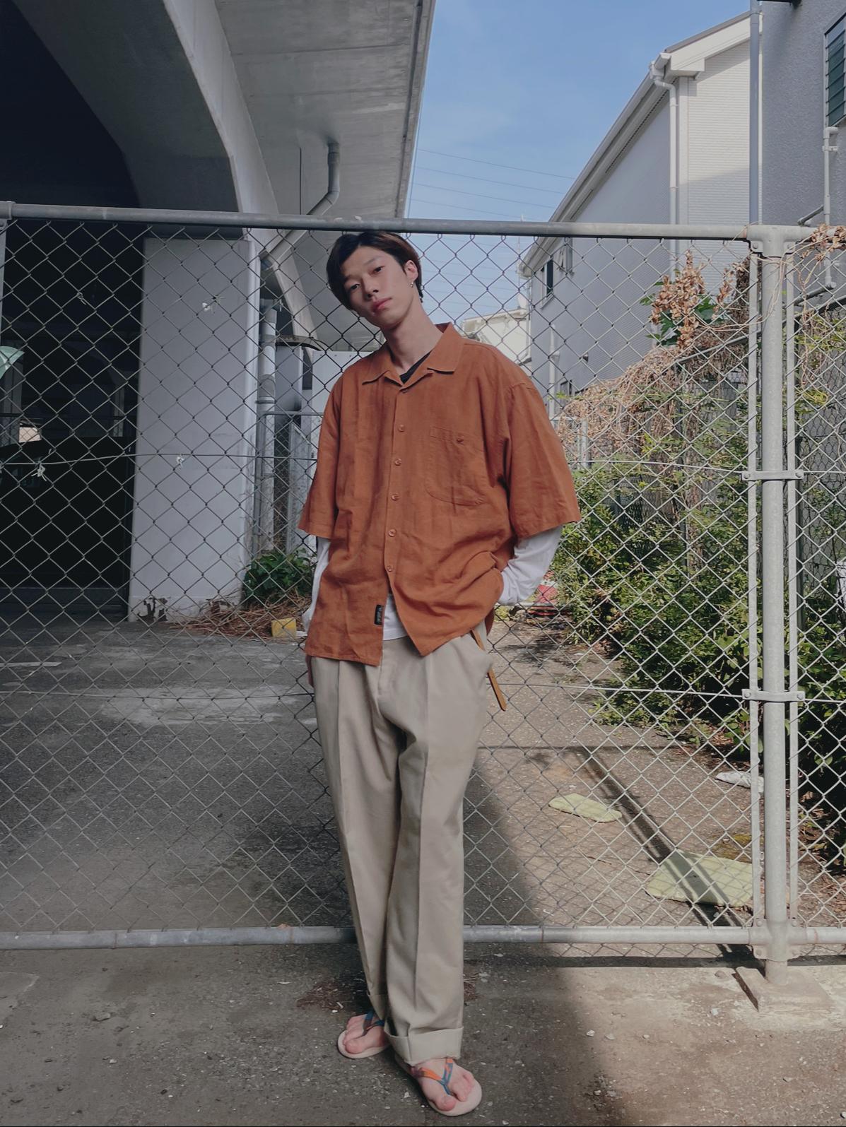 オレンジを使った 夏も秋も感じさせる夏秋mixコーデ Hiroki Kkが投稿したフォトブック Lemon8