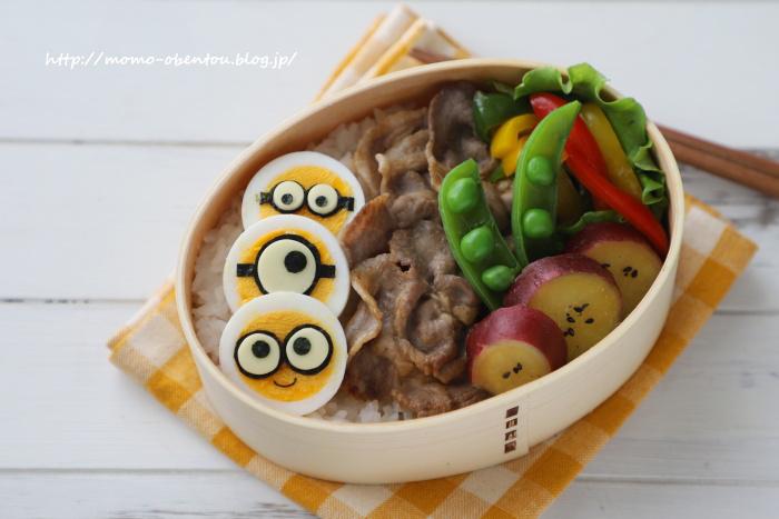 豚丼ミニオンのお弁当 キャラ弁 Momokyarabenが投稿したフォトブック Sharee