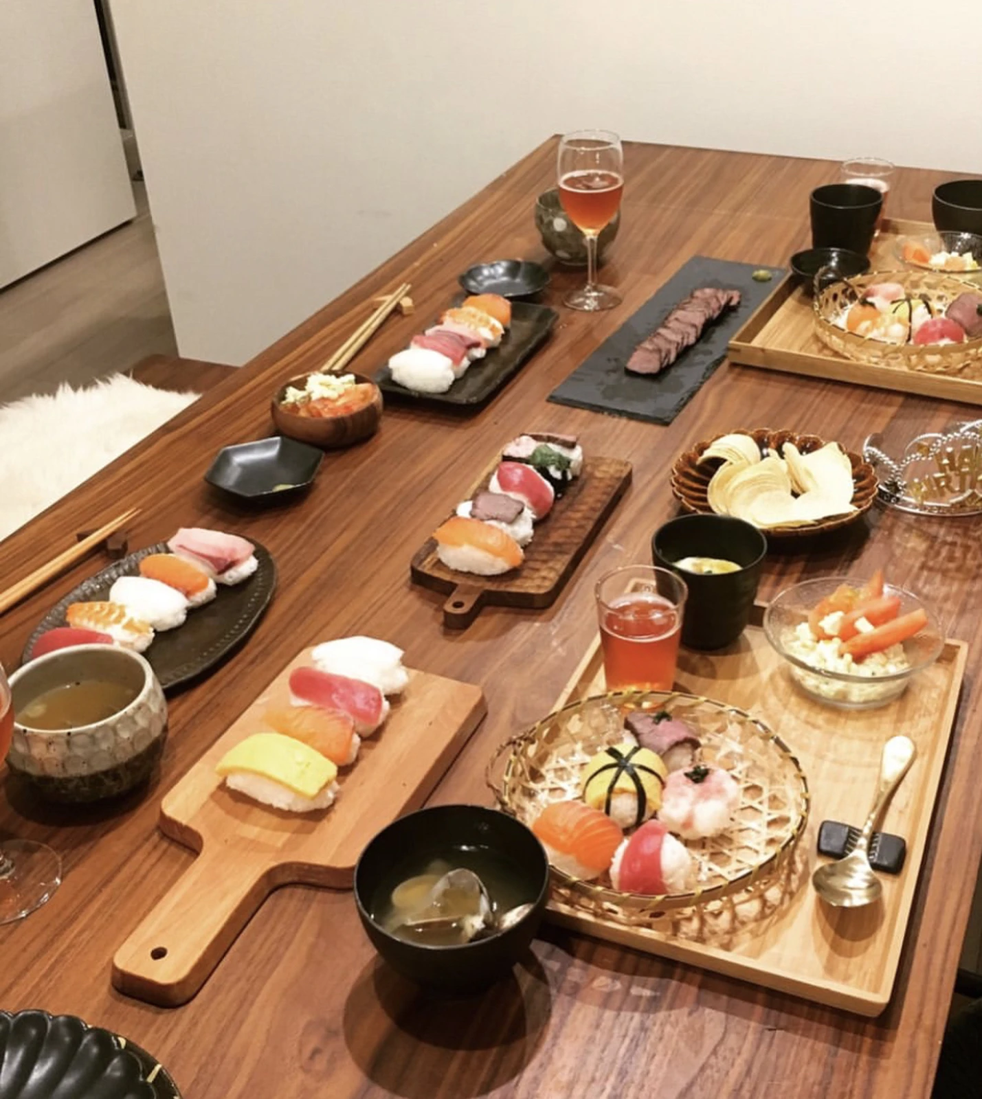 ホームパーティ 手作り寿司 Lemon8