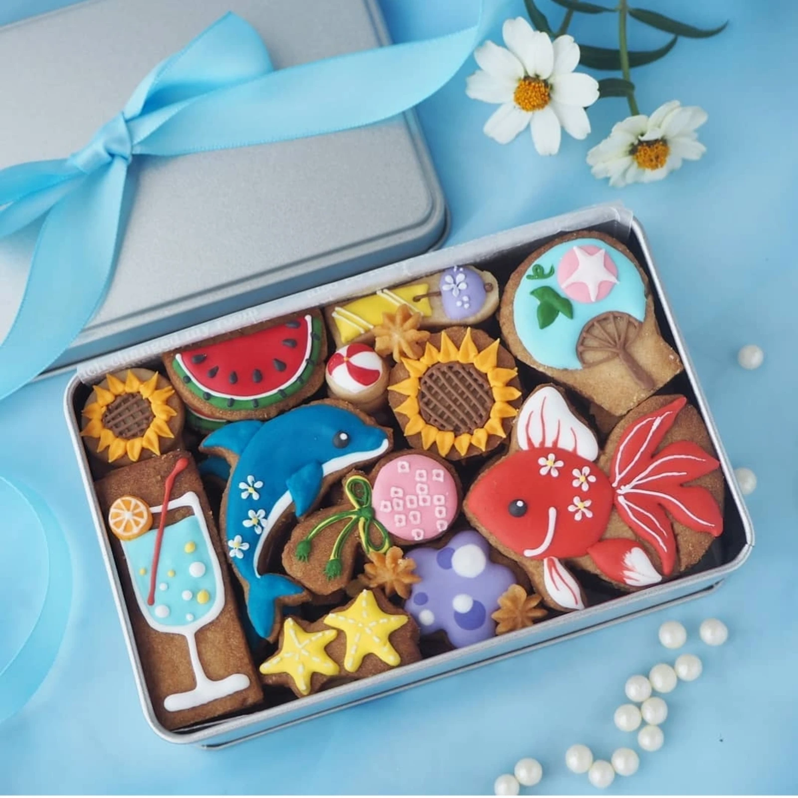 なつのアイシングクッキー Lemon8