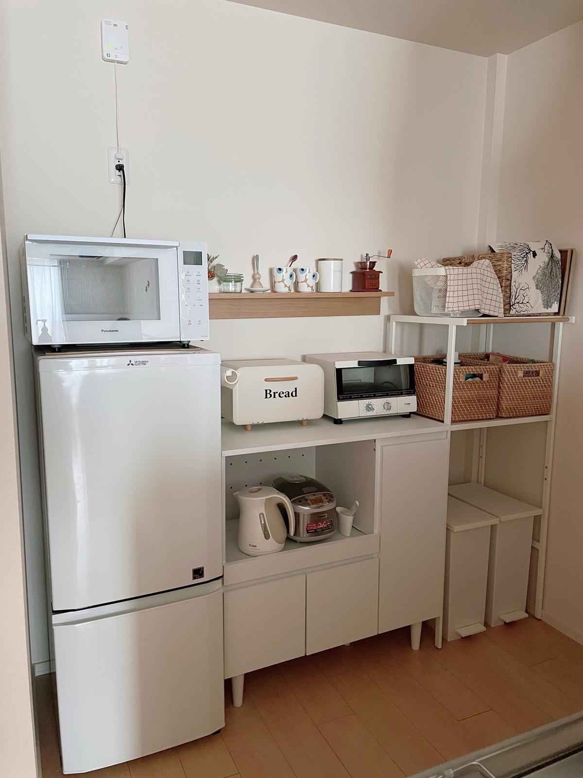 賃貸ふたり暮らしキッチン背面収納 でむが投稿したフォトブック Lemon8