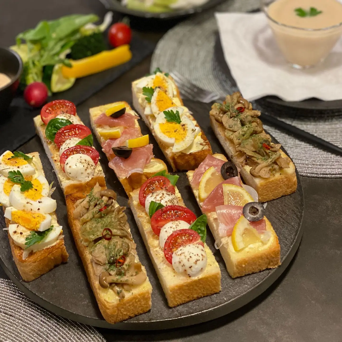 Lemon8 Story オープンサンド 食パン