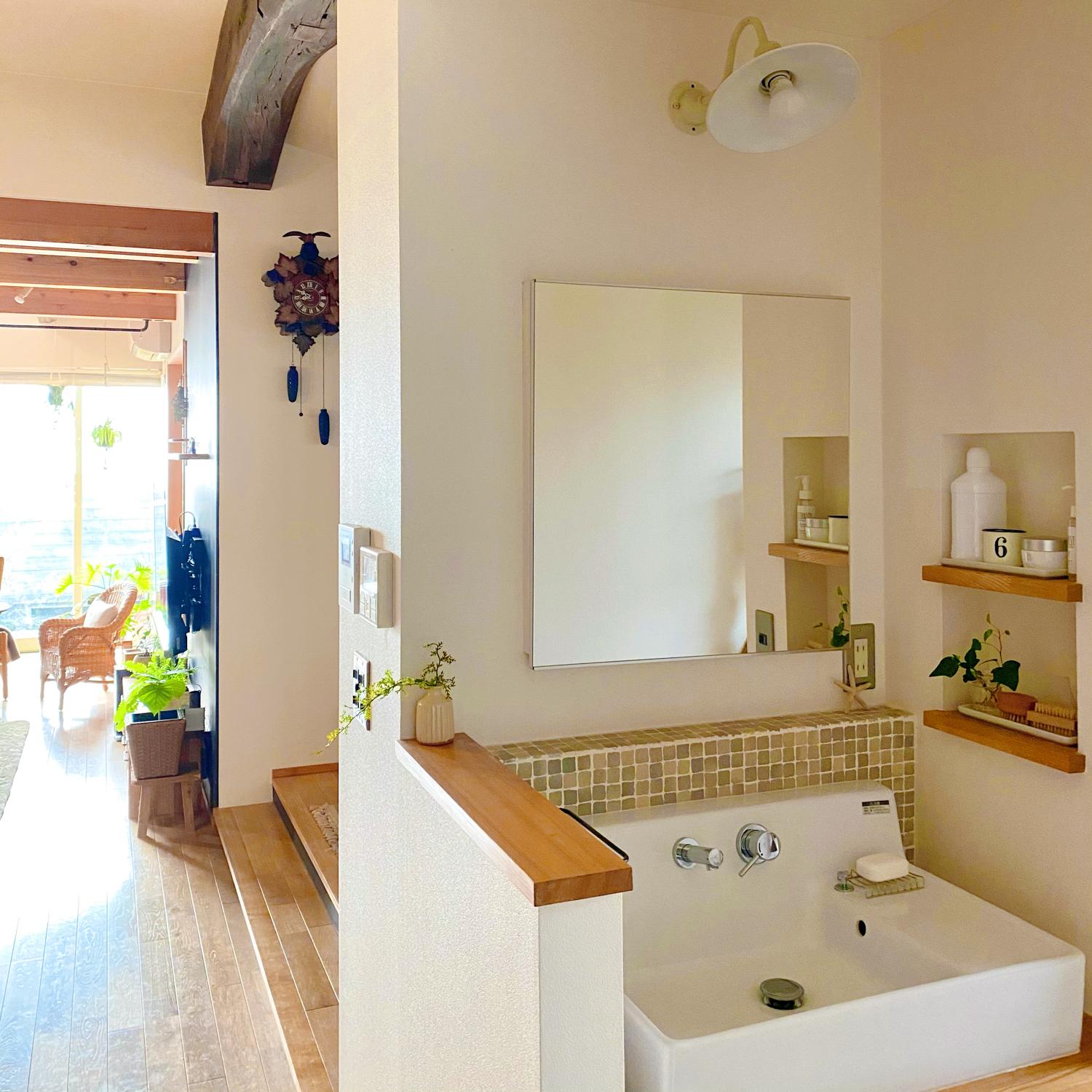 洗面台は廊下がオススメ Yukari Momoが投稿したフォトブック Sharee