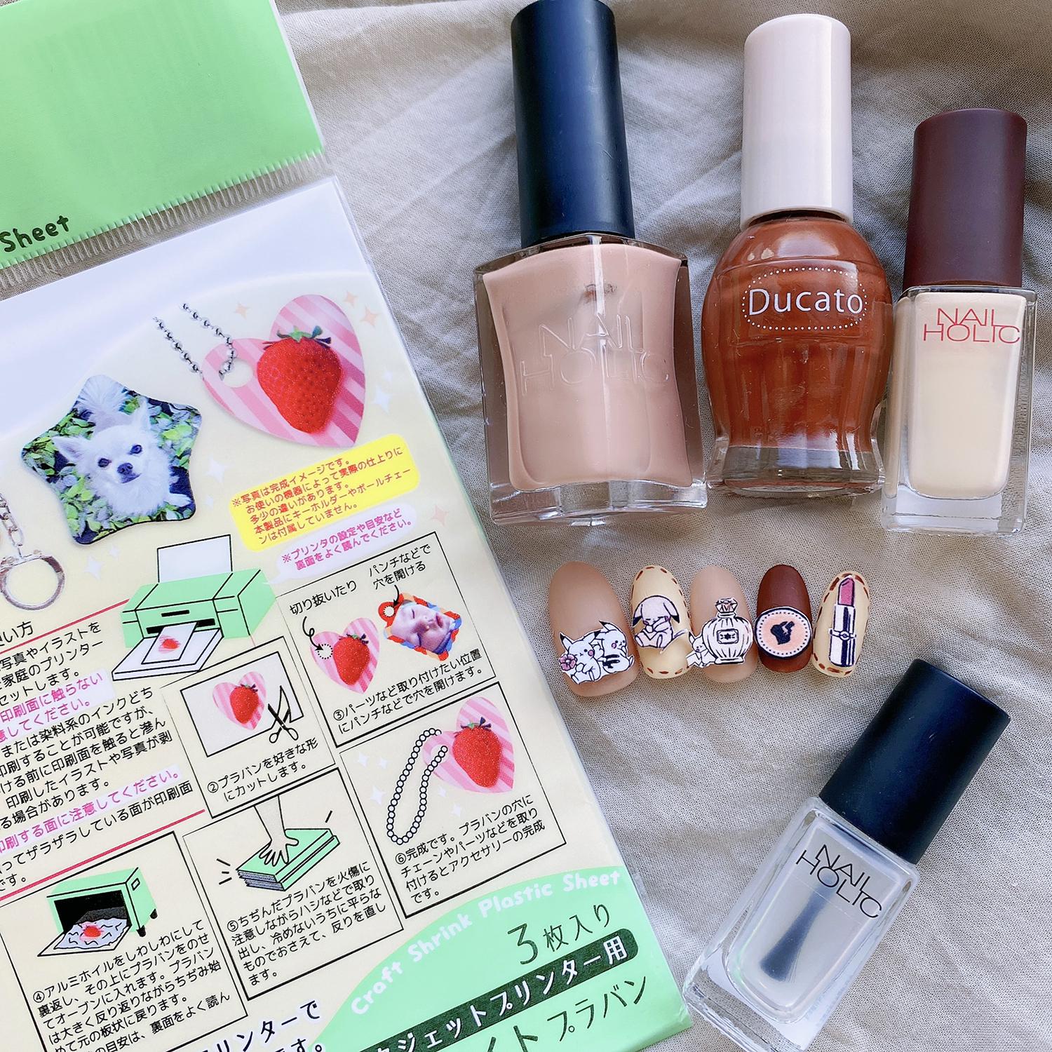 Lemon8 Story プラ板に転写