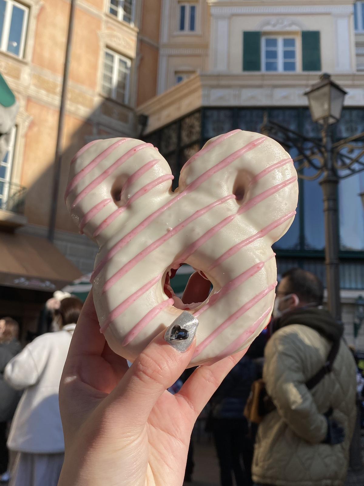 Lemon8 Story ディズニーシー ストロベリードーナツ カロリー