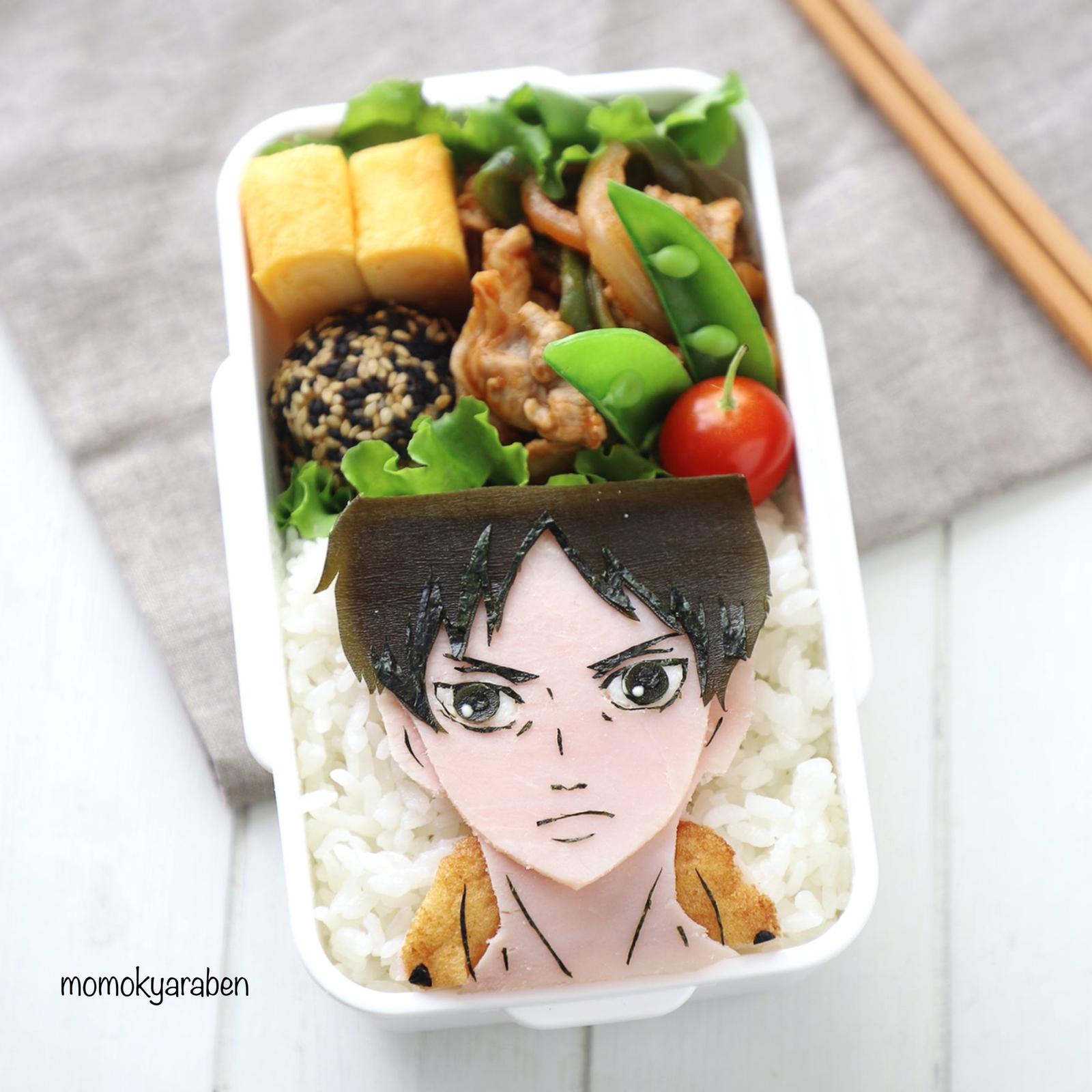 今日のお弁当 進撃の巨人 エレンイェーガー弁当 キャラ弁 Momokyarabenが投稿したフォトブック Sharee