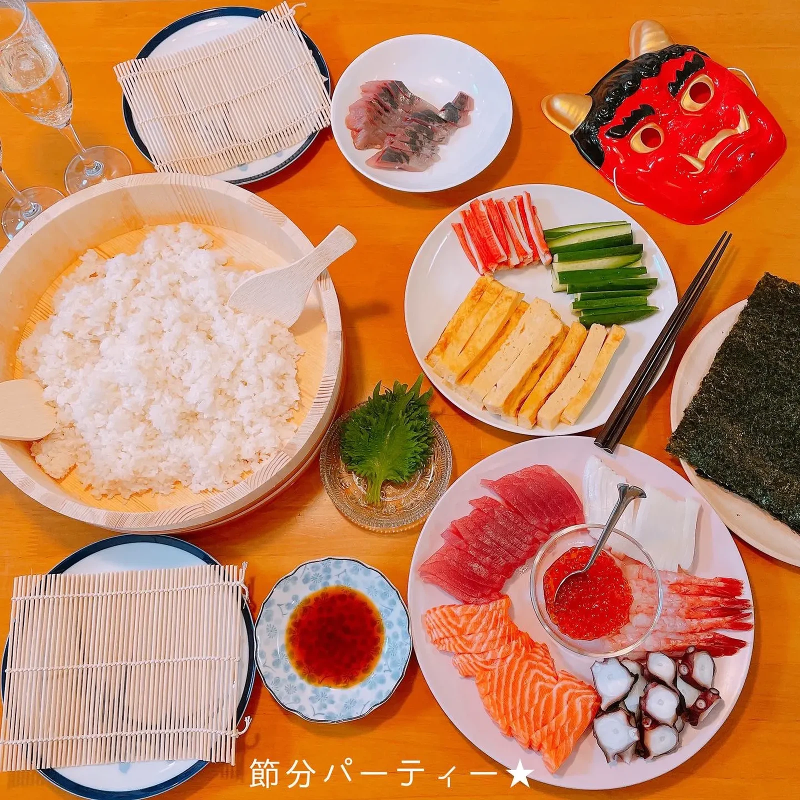 節分 手巻き寿司パーティー Ririmaが投稿したフォトブック Lemon8