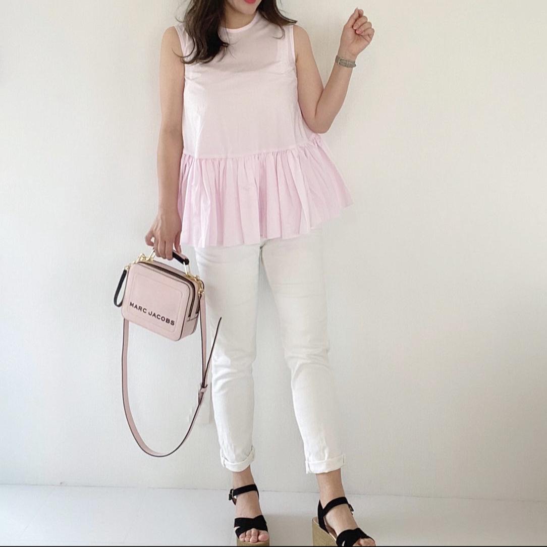 40代のmite コーデ ピンク ホワイトデニム おうちスタジオ Yuriko5kが投稿したフォトブック Sharee