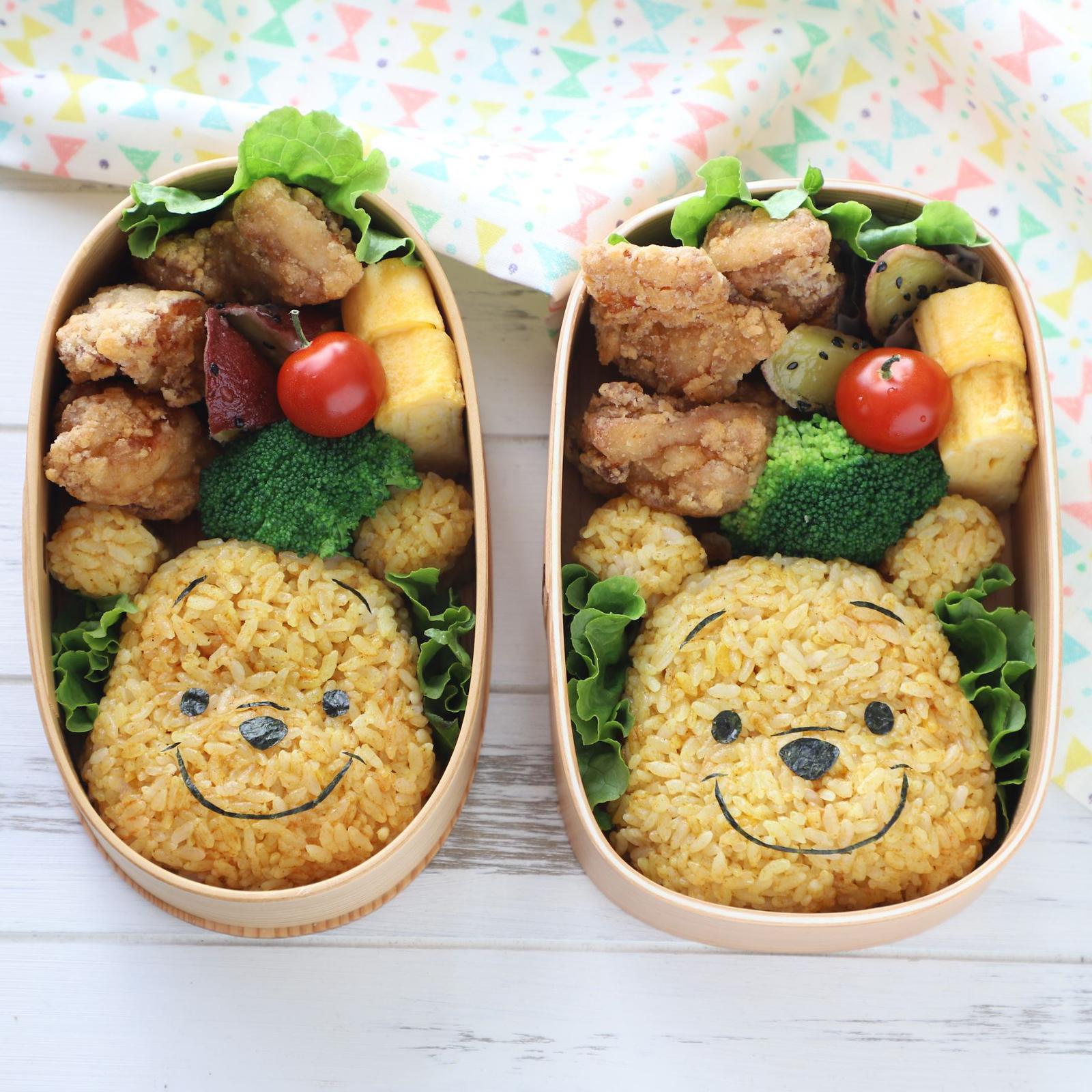 今日のお弁当 くまのプーさんのキャラ弁 Momokyarabenが投稿したフォトブック Sharee