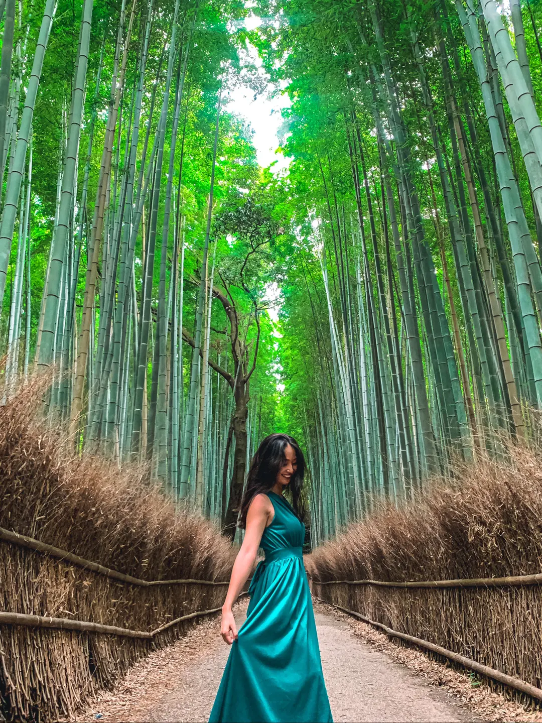 観光客の多い京都で人が映り込まない写真を撮るコツ‼︎ in 竹林の小径の画像