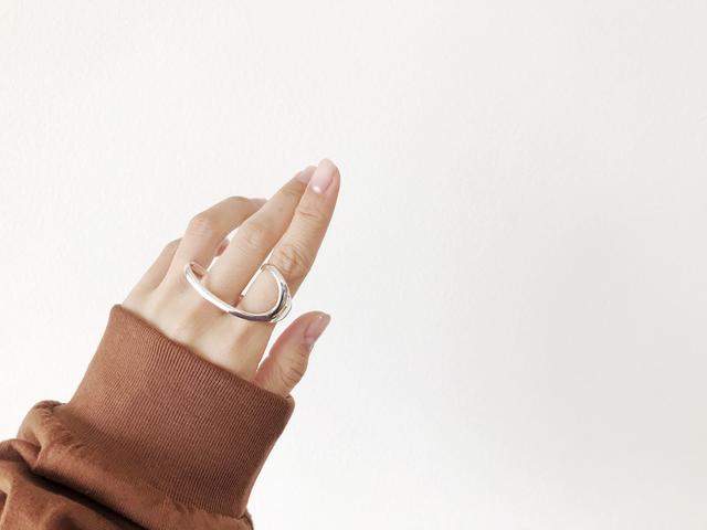 double finger ring/ LUCIA