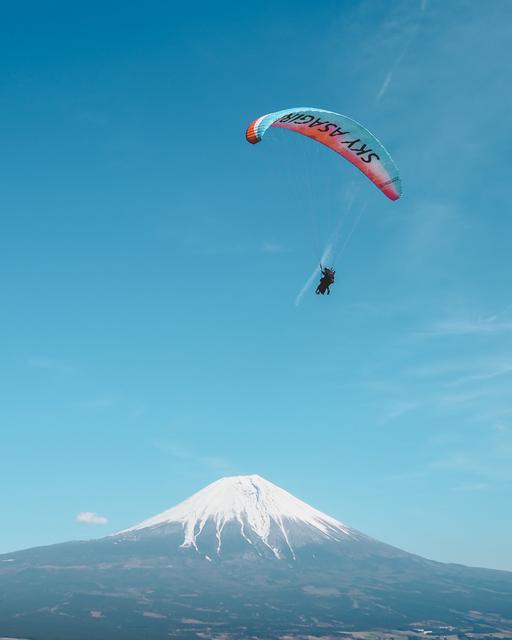 富士山を眺めながら！絶景パラグライダー🎈🗻