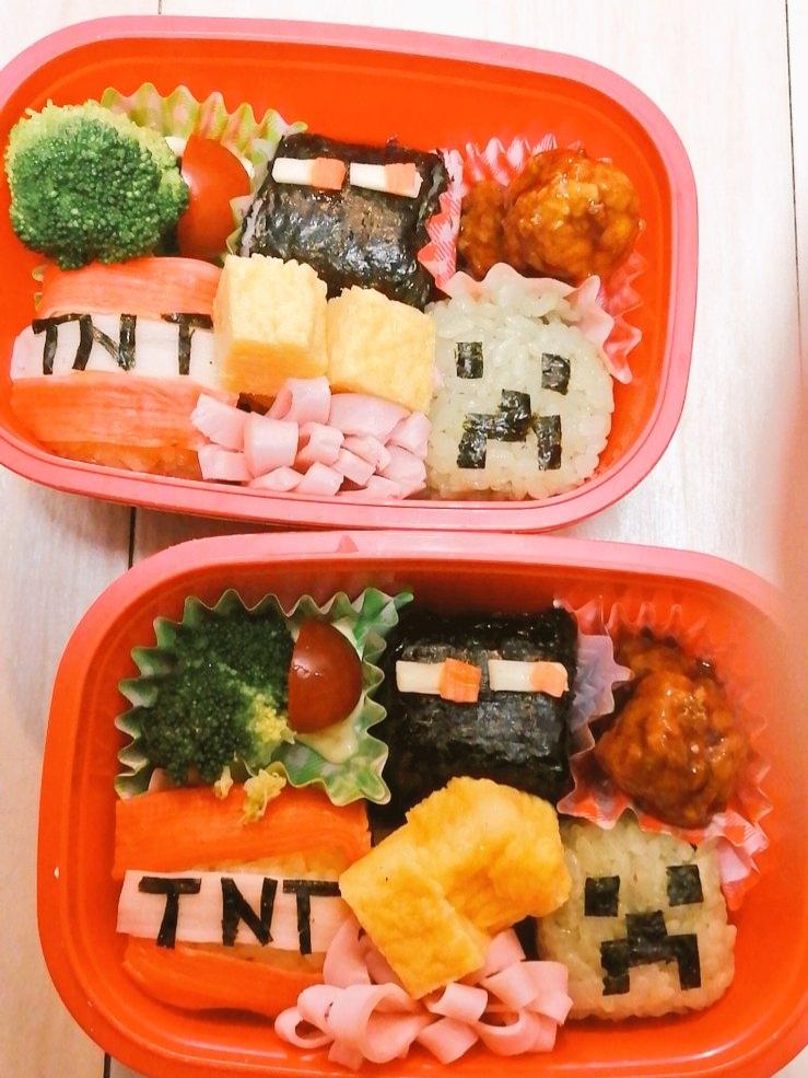 とりあえず今日のキャラ弁投稿しとく マイクラ弁当 沙妃 さき ライター兼ブロガーが投稿したフォトブック Lemon8