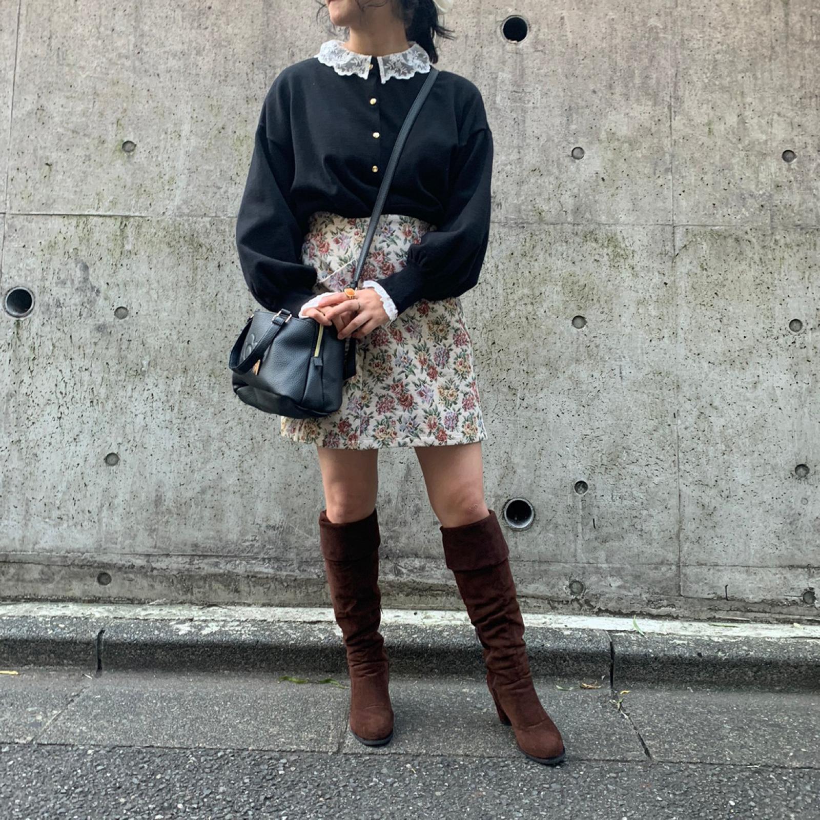 ロングブーツを使ったお気に入りコーデ 実倉萌笑が投稿したフォトブック Lemon8