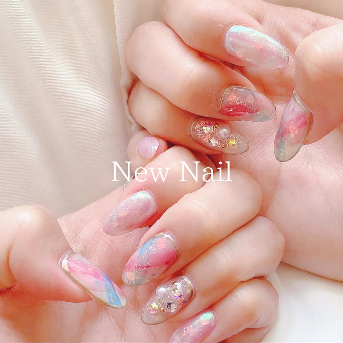 New Nail 透明感重視の夏ネイル Aynaaが投稿したフォトブック Sharee