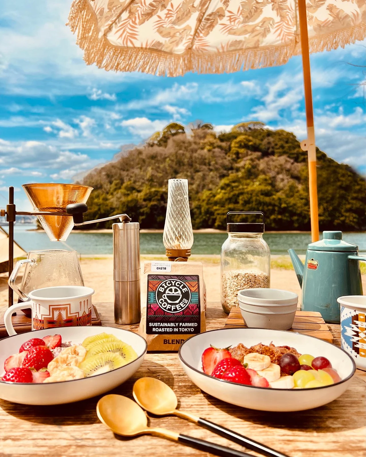 キャンプ飯 海を眺めながら体が喜ぶ朝ごはん Jenny H Campが投稿したフォトブック Lemon8
