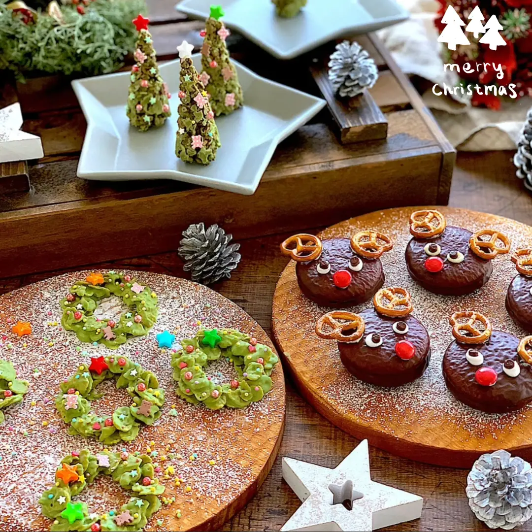 【簡単レシピ】市販のお菓子で作るクリスマススイーツの画像