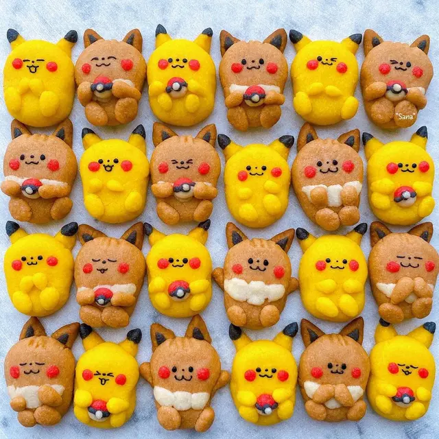 ピカチュウ クッキー Lemon8
