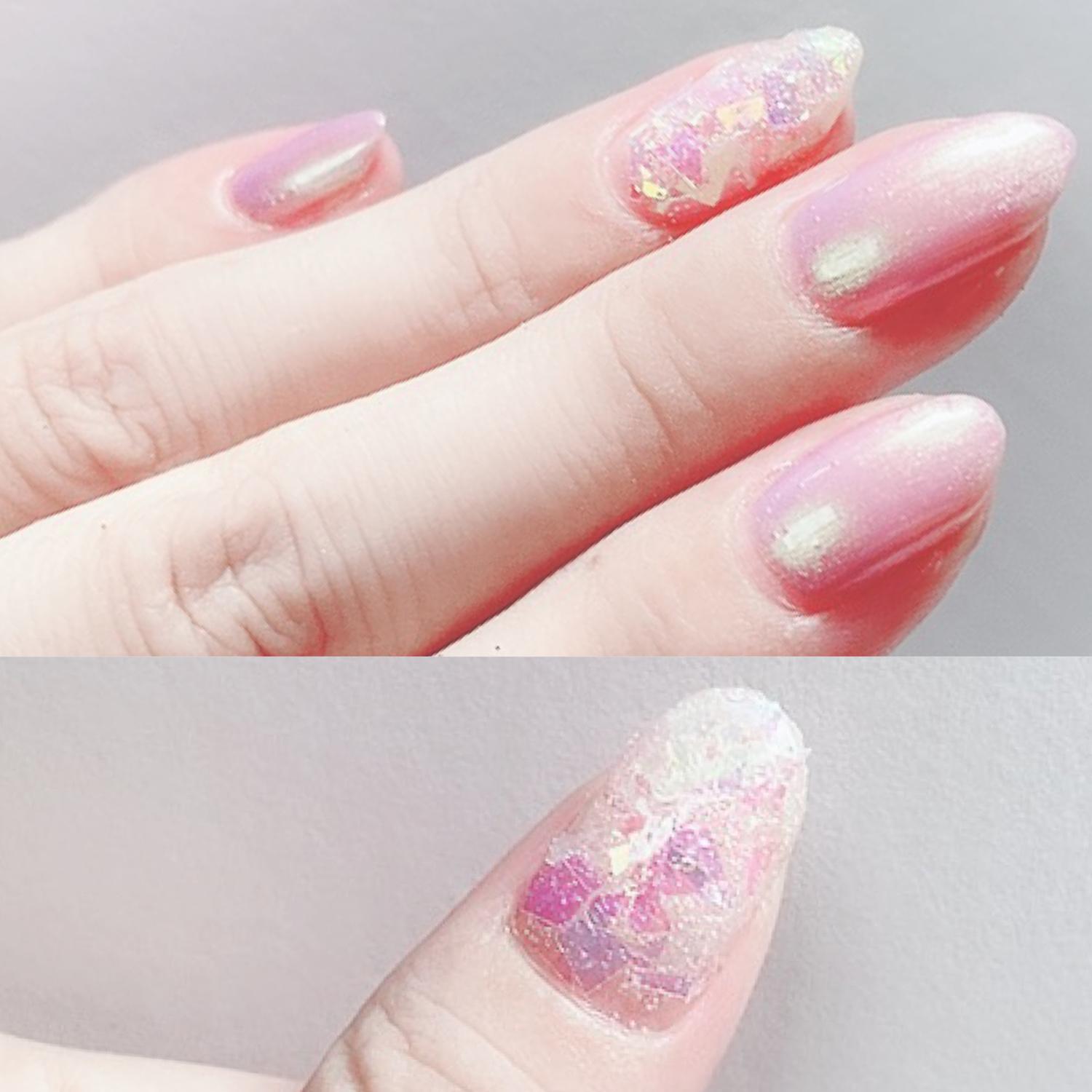 ポリッシュでも簡単 旬のオーロラ氷ネイル風 Yukiko15が投稿したフォトブック Sharee