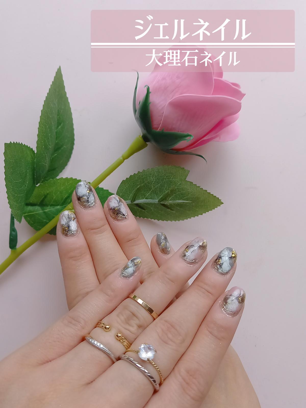 ジェルネイル 大理石ネイル Mama0miyuが投稿したフォトブック Sharee