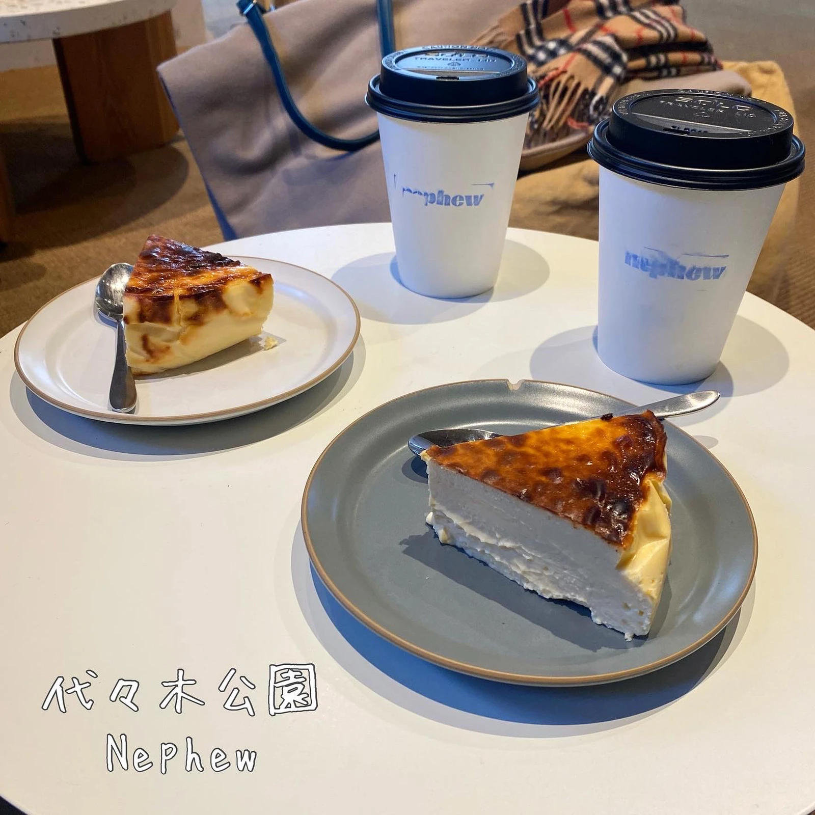 代々木公園 平日限定のバスクチーズケーキ とぅーのごはんが投稿したフォトブック Lemon8