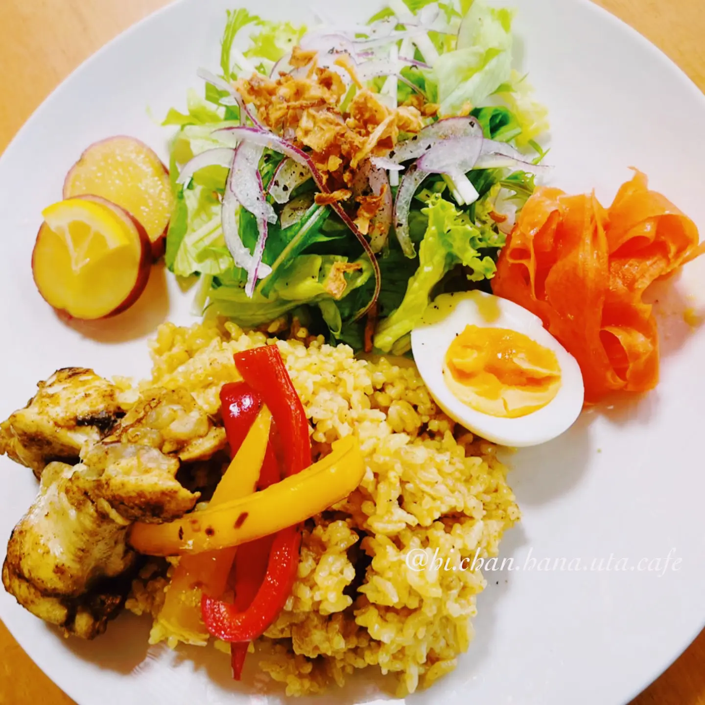 チキンビリヤニ スパイスが効いたインドの炊き込みご飯 ランチ女子会 おもてなし ワンプレート Hi Chan Cafeが投稿したフォトブック Lemon8