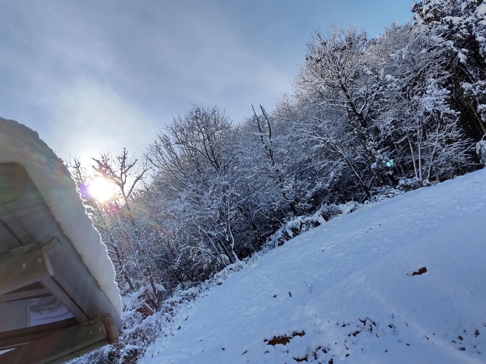今朝の会社の屋根 手摺 社用車の上の雪 沢山積もってるよ Takako3939が投稿したフォトブック Lemon8