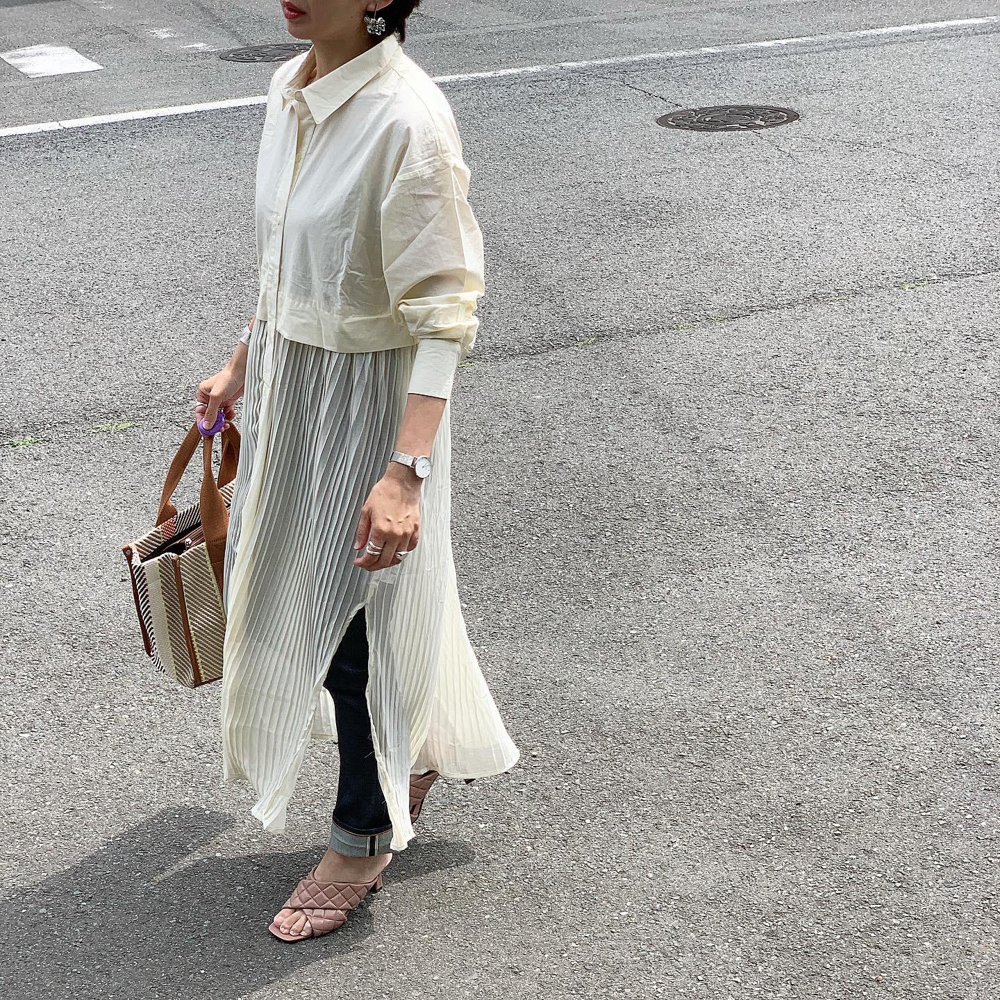 人と差がつく 一癖ありのシアーワンピース シンプルなので着やすいよ Ayakonbubuが投稿したフォトブック Sharee