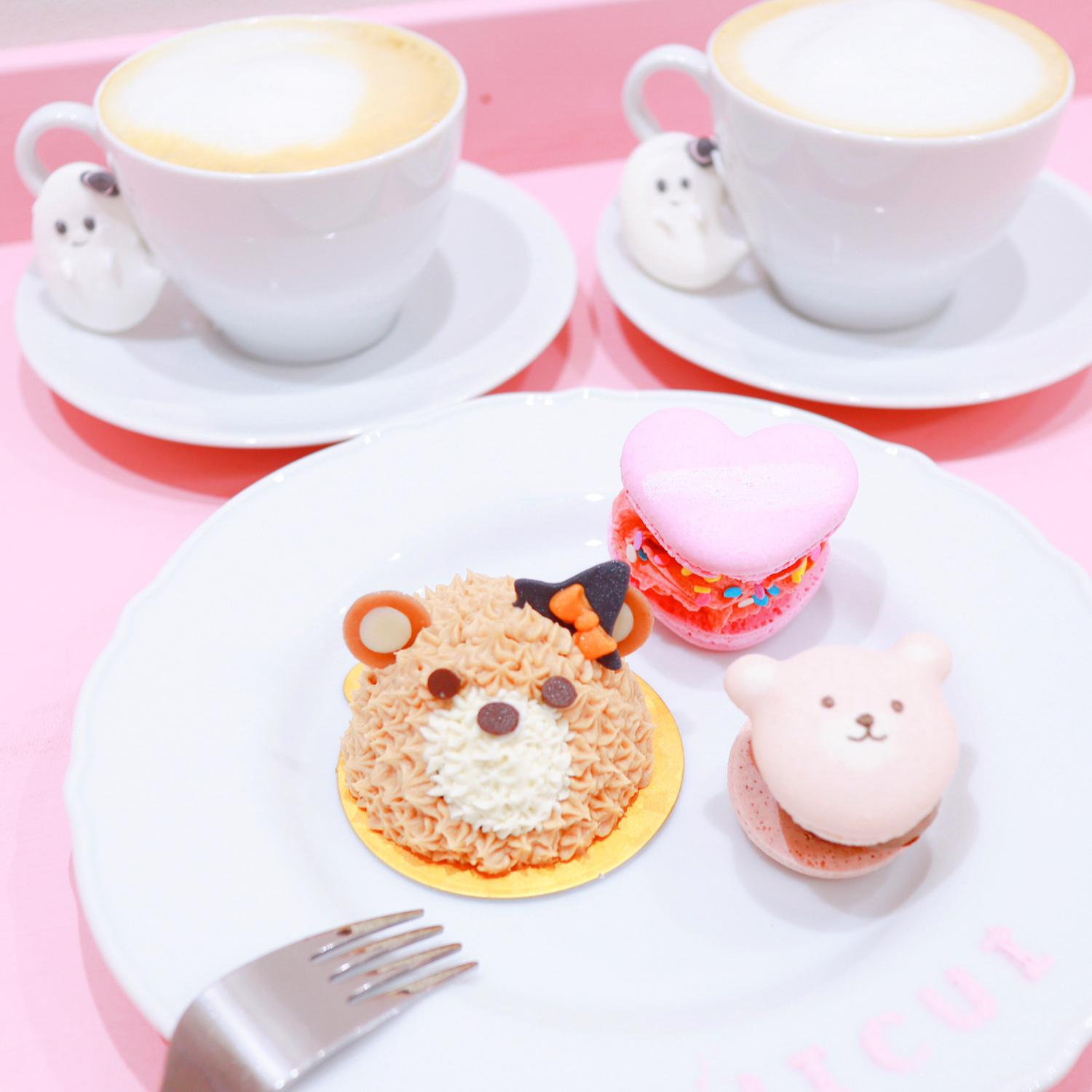 神戸cafe 芦屋にあるピンクと白が基調の可愛いスイーツカフェ キュイキュイ 芦屋さん ゆいこキラプリが投稿したフォトブック Sharee