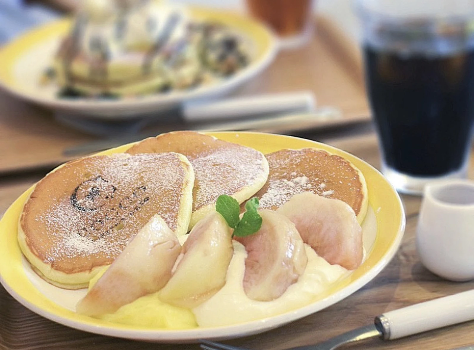 桃スイーツ 卵にこだわるお店が作るもちもちパンケーキ あやひろカップルが投稿したフォトブック Lemon8