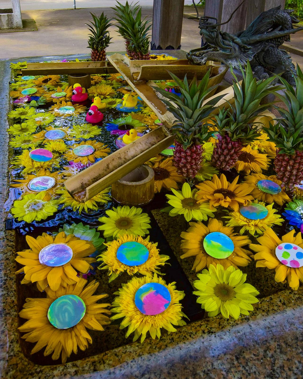 新潟県長岡市 変わり種 の花手水にびっくり 金峯神社 Jptravelerspicが投稿したフォトブック Sharee