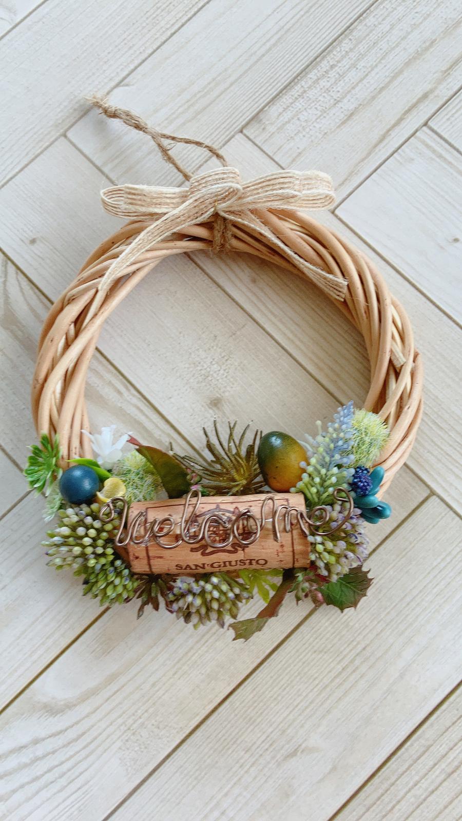 コルクの飾りリース ワイヤーアート Sacchan Ma Maが投稿したフォトブック Sharee