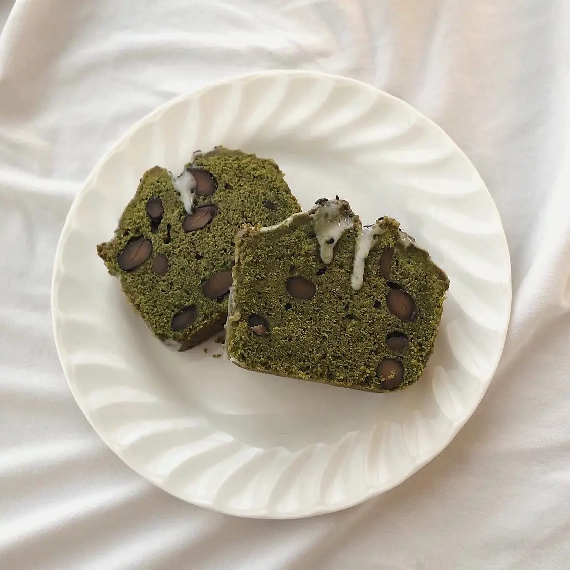ふわっとしっとり 抹茶黒豆パウンドケーキ Biscotti Maisonが投稿したフォトブック Lemon8