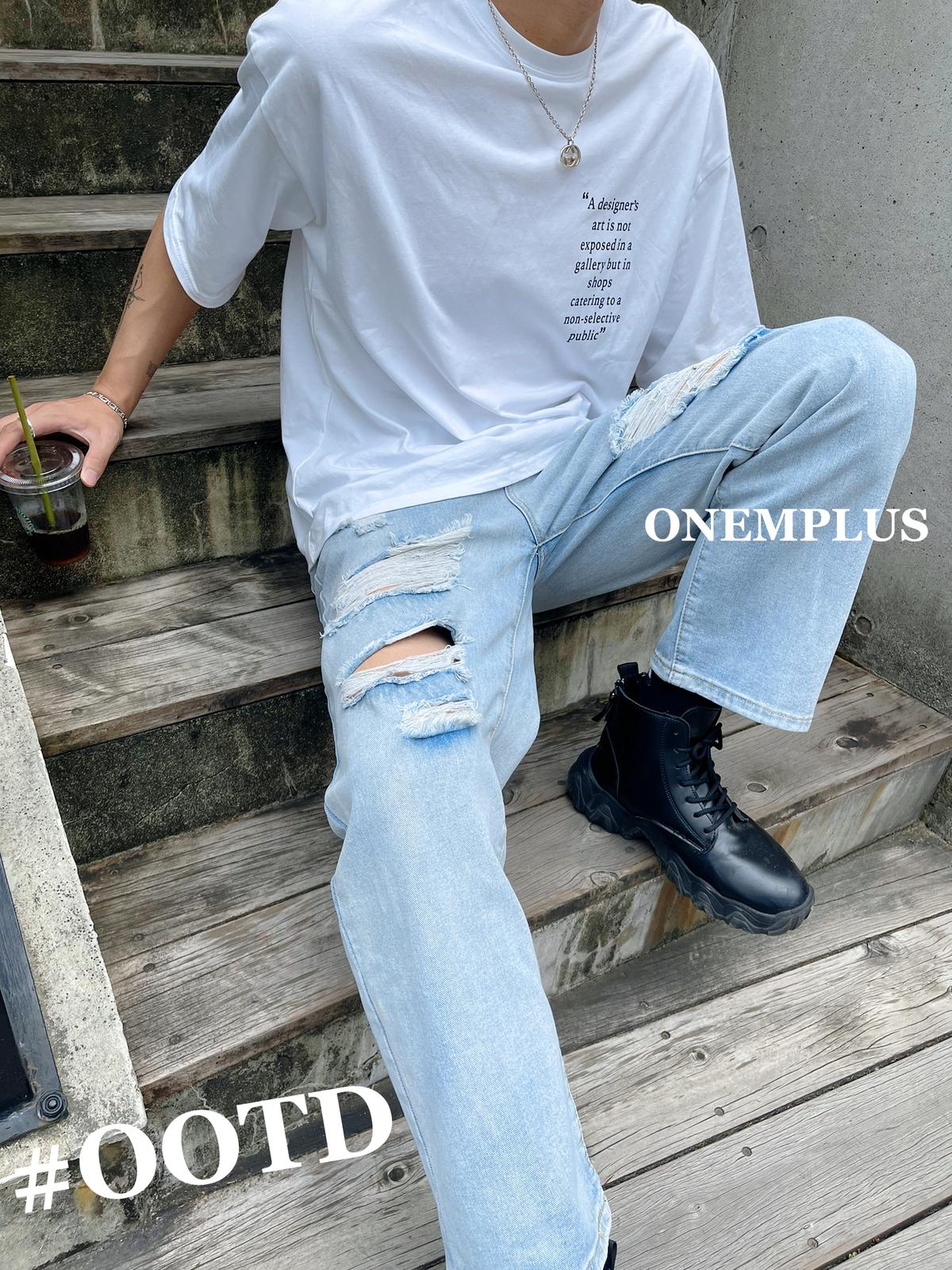 韓国ストリート シンプルダメージコーデ りんくん 韓国ファッションが投稿したフォトブック Lemon8