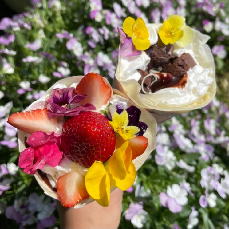 奈良 移動販売で買える ブーケみたいなクレープ デパ地下のまおさんが投稿したフォトブック Sharee