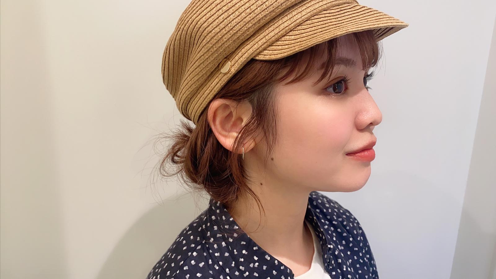 簡単ヘアアレンジ 麦わらキャスケット 柿本有里奈が投稿したフォトブック Sharee