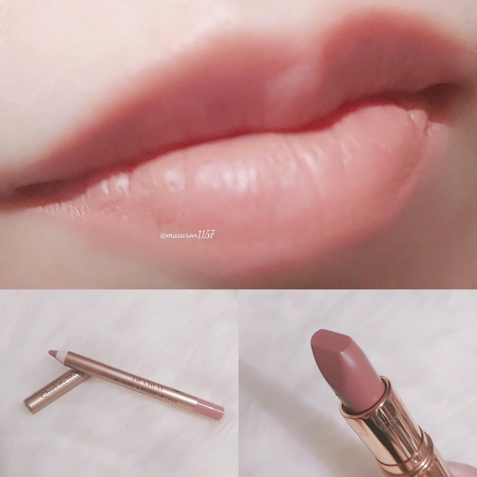 ヌーディーピンクが上品なcharlottetilburyのリップ Macaron1157が投稿したフォトブック Sharee