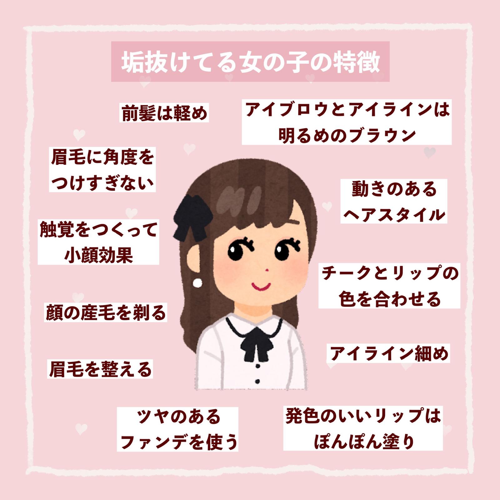 垢抜けてる人 垢抜けてない人の特徴 Kumacosmeが投稿したフォトブック Lemon8