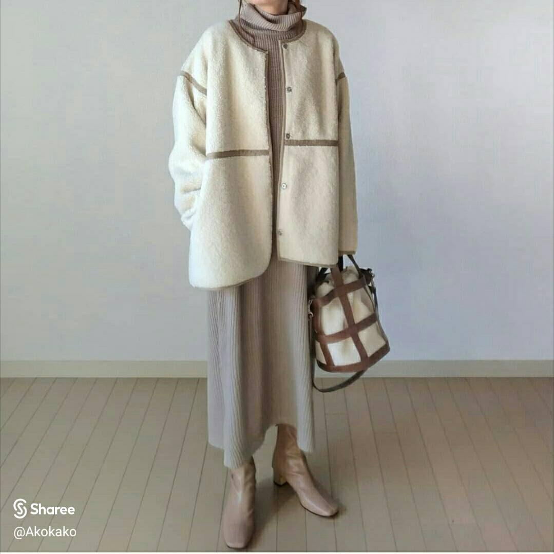 手抜き感ゼロ 冬ワンピースのシーン別今旬おしゃれコーデ15選 Sharee Trendが投稿した記事 Sharee