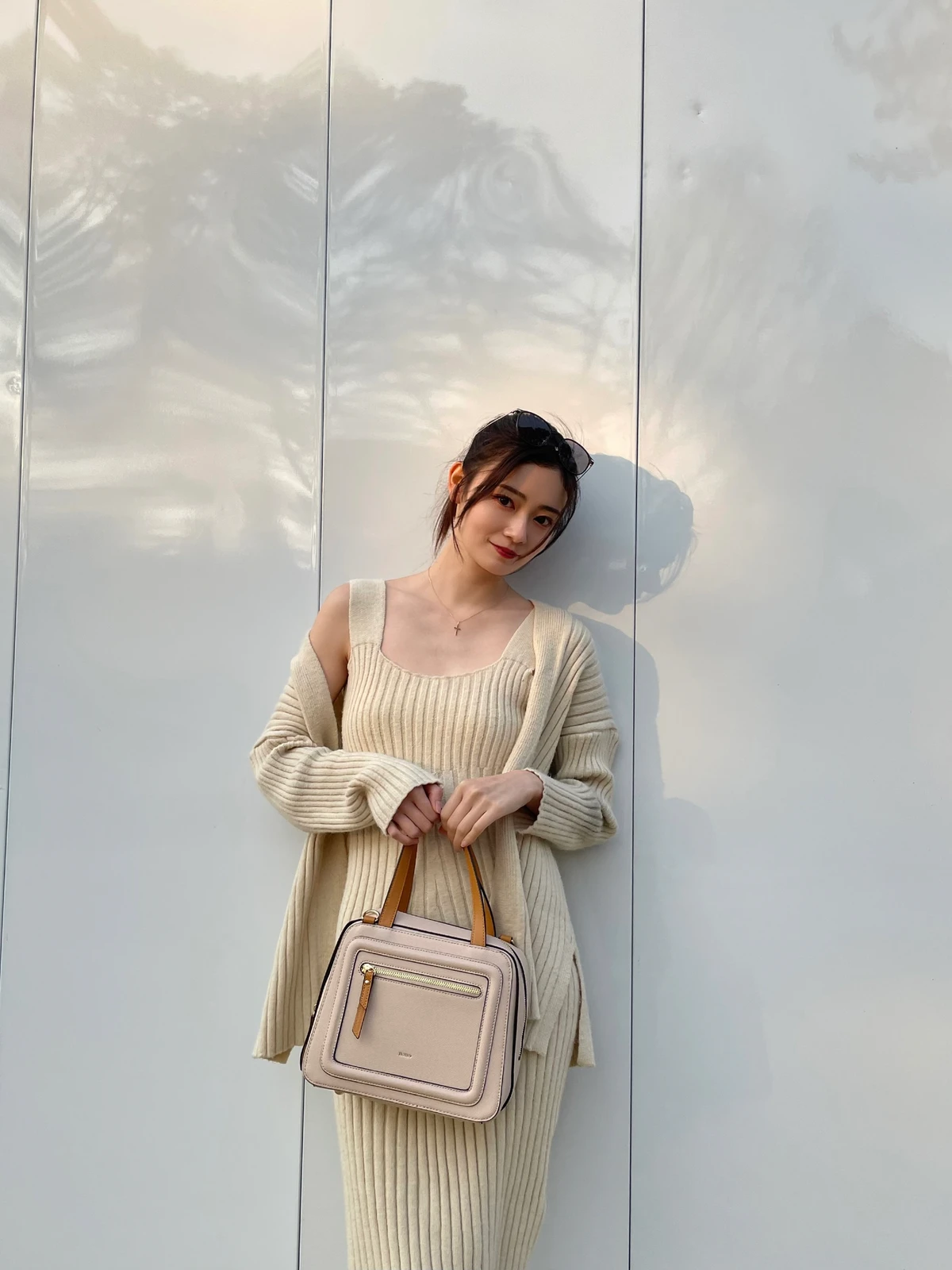 春コーデ 華奢見えニットワンピース Machico0309が投稿したフォトブック Lemon8