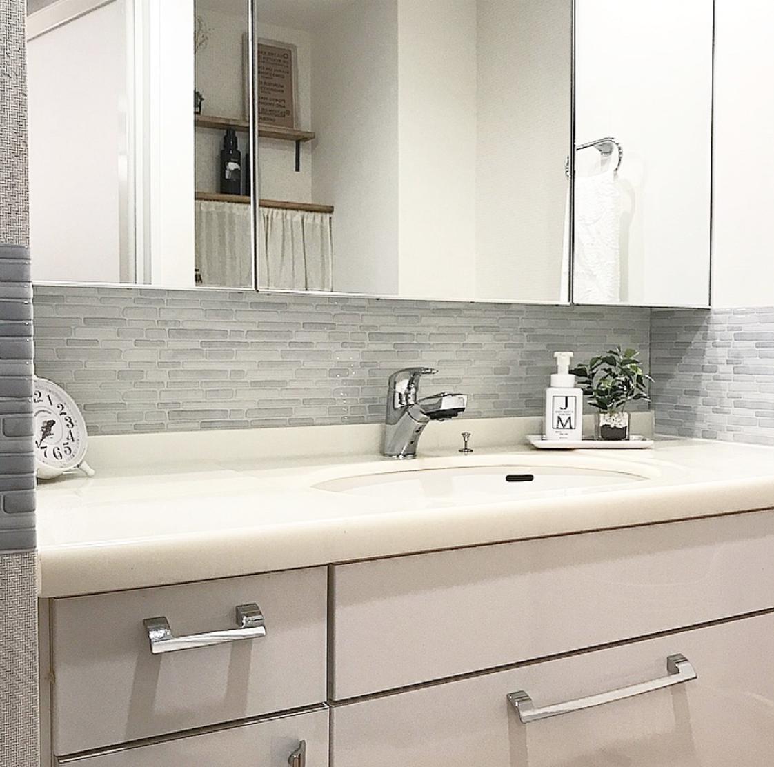 洗面所にもグレーが Lelien Tomoが投稿したフォトブック Sharee