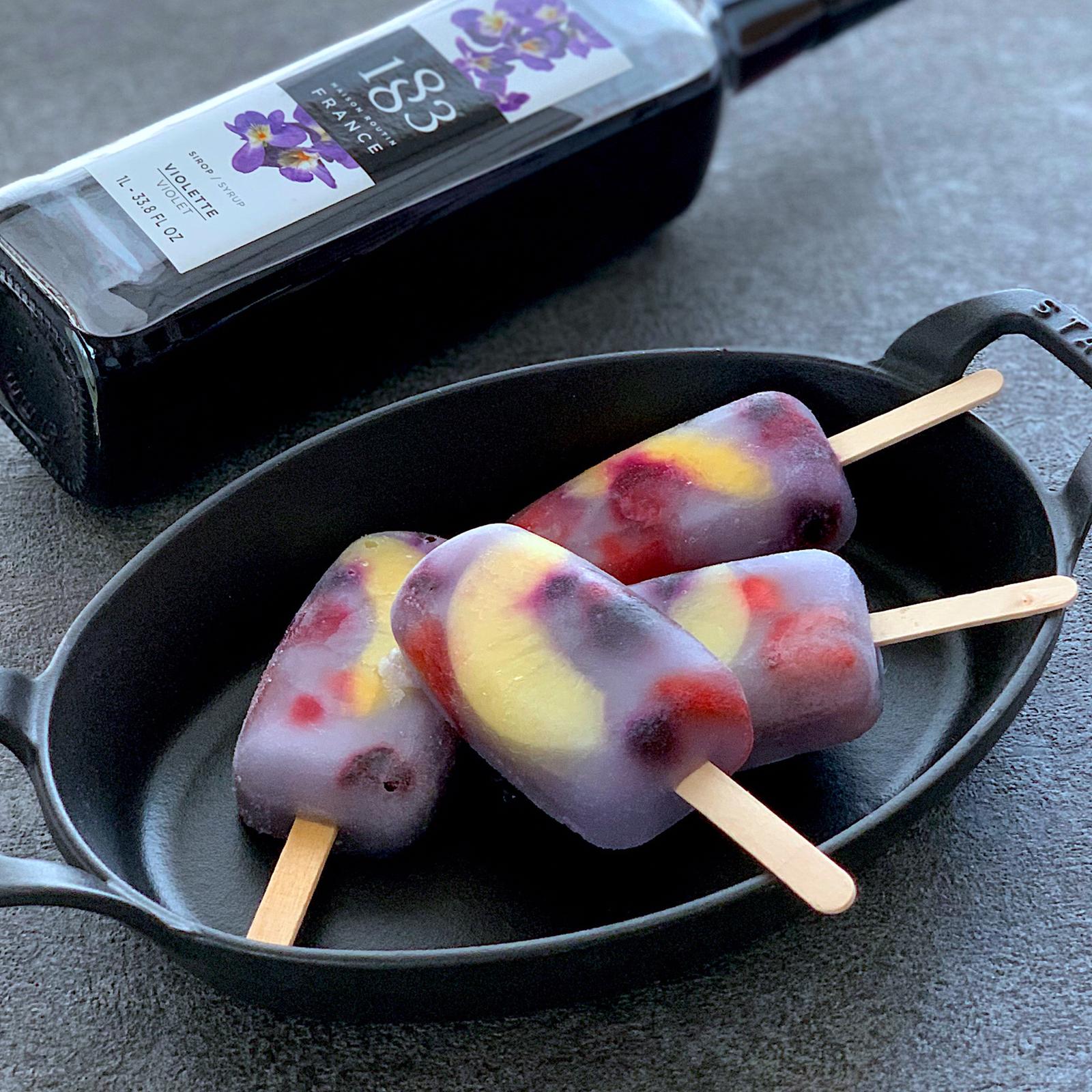 簡単レシピ 白桃とミックスベリーの溶けないアイスキャンディー Akicocoが投稿した記事 Sharee
