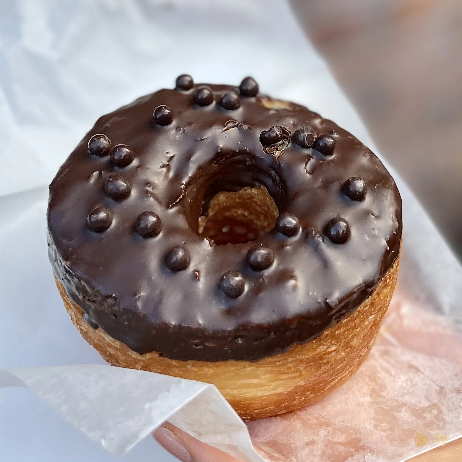 表参道駅 サクサクでギルティなチョコドーナツ Yopi Cafeが投稿したフォトブック Lemon8