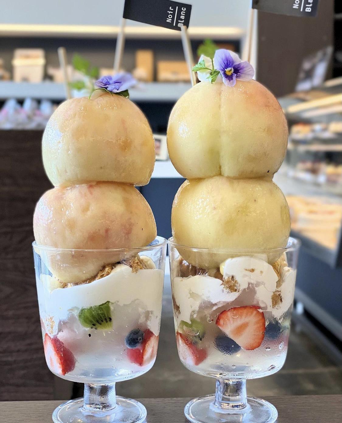 名古屋市 千種区 桃ダブル ガッツリ食べられるケーキ屋さんのパフェ Chii5951が投稿したフォトブック Sharee