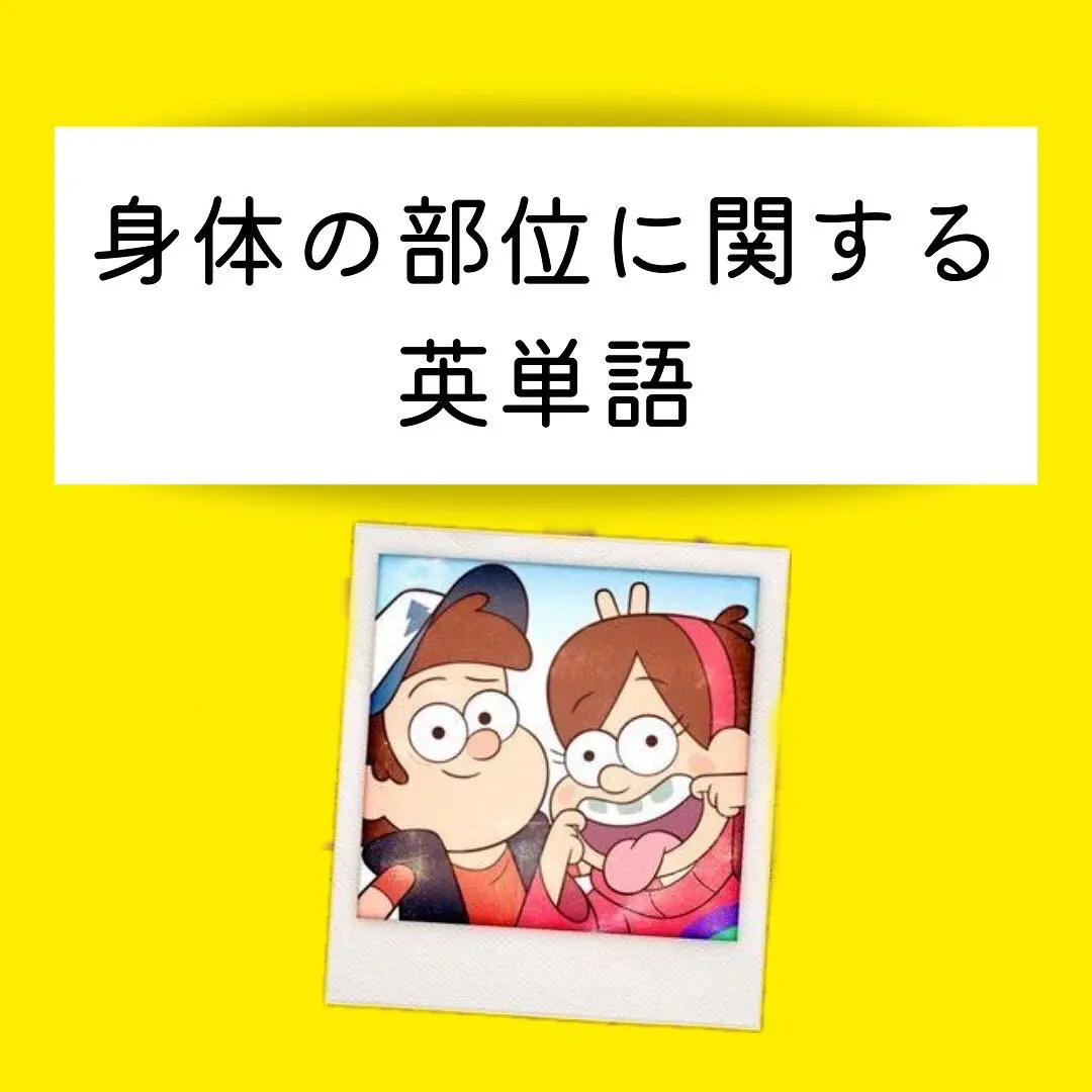 身体の部位に関する英単語 ヒトミの英語勉強が投稿したフォトブック Lemon8