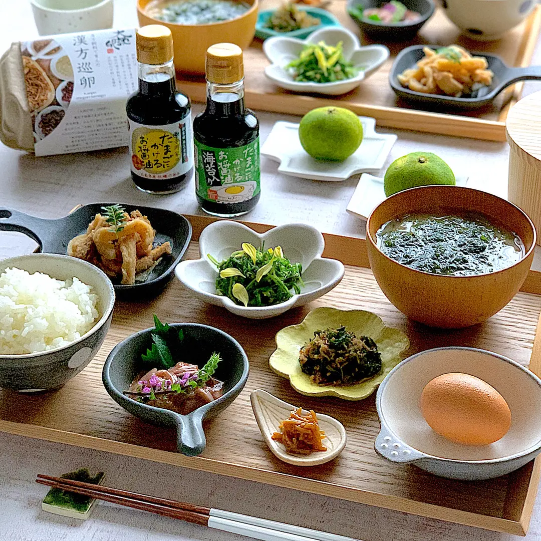【朝ごはん】新米と美味しいごはんのお供/京都のおすすめのお店【京都八百一本館・SAVORY】の画像