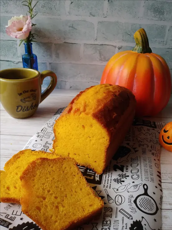 かぼちゃパウンドケーキ★バター無しの画像