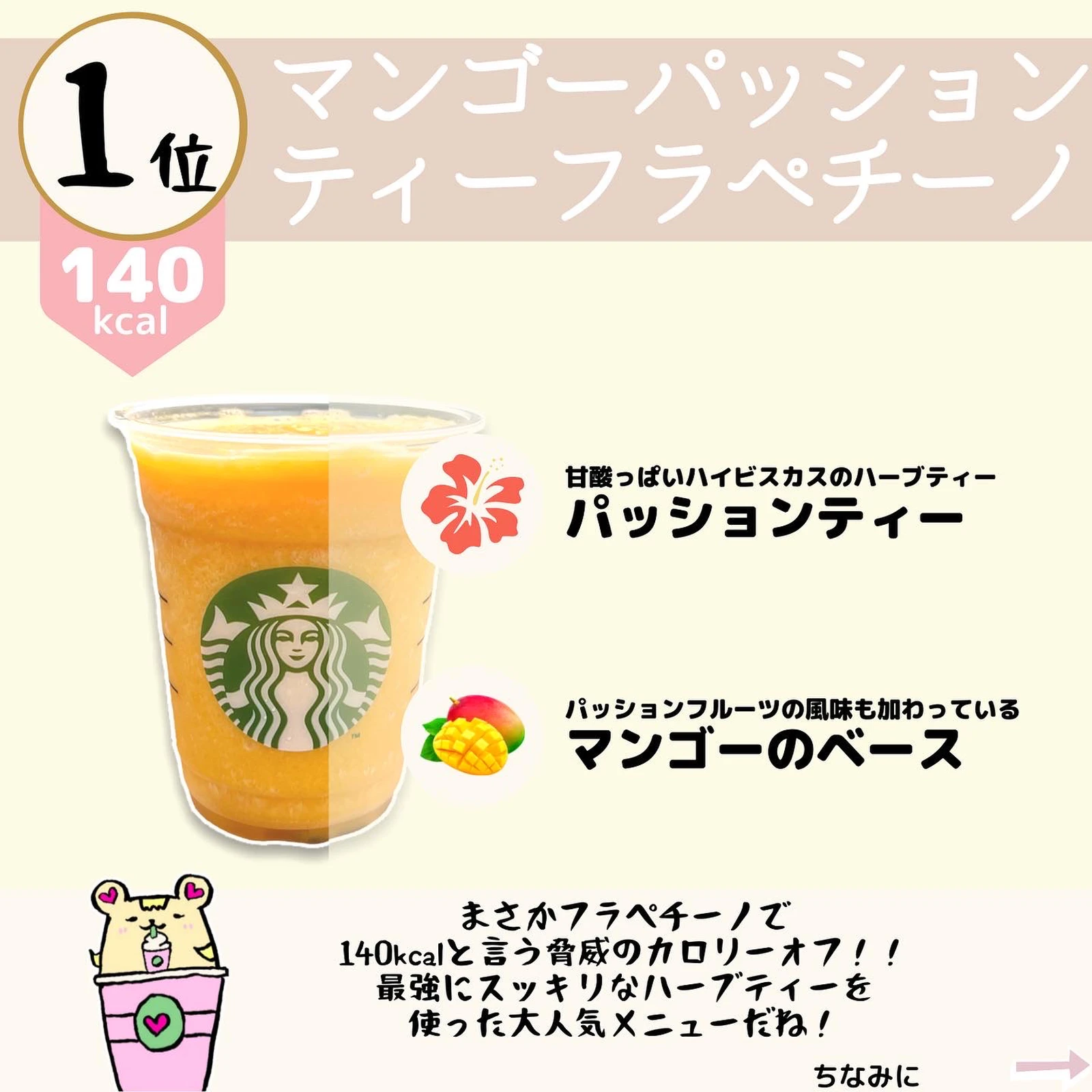 スタバ低カロリー ダイエット中でもフラペチーノを飲もう まめ スタバカスタムが投稿したフォトブック Lemon8