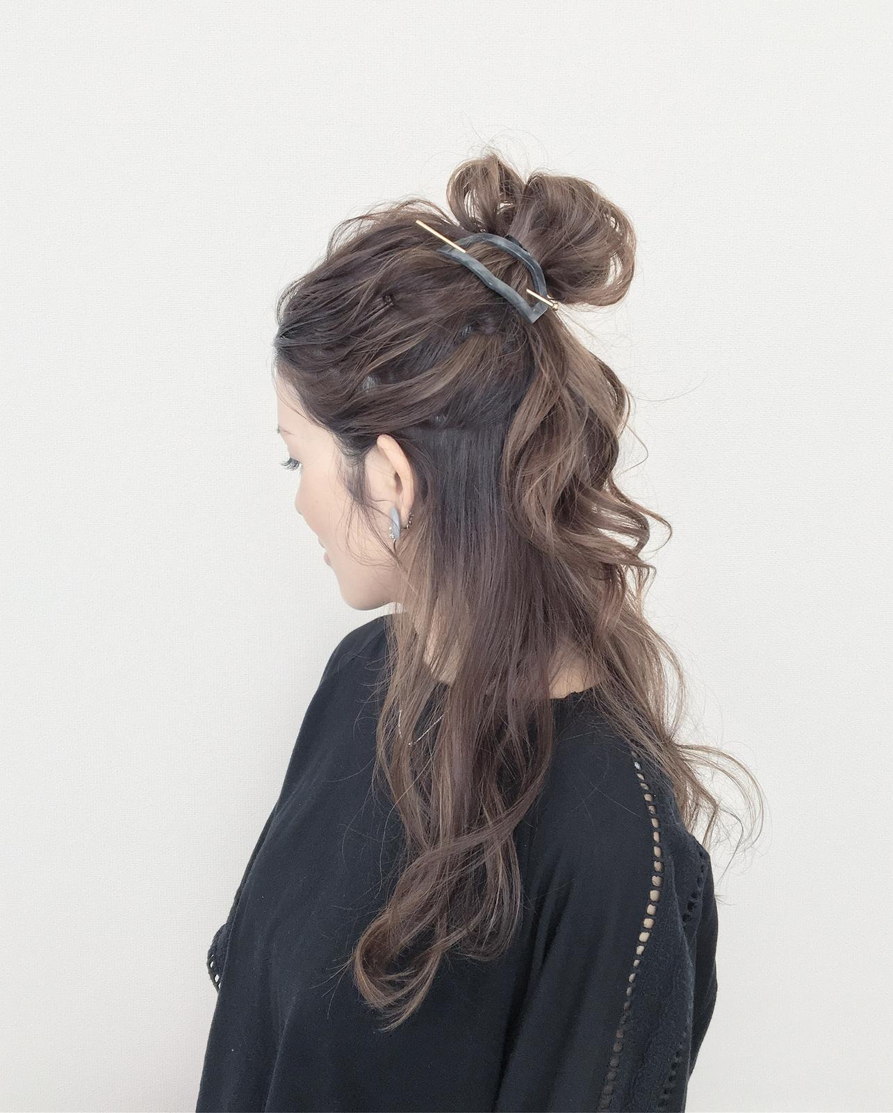 簡単お団子ハーフアップ Maya Arrangeが投稿したフォトブック Sharee